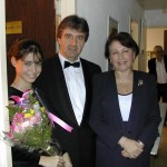 with Louisa Yoffe and conductor Vag Papian